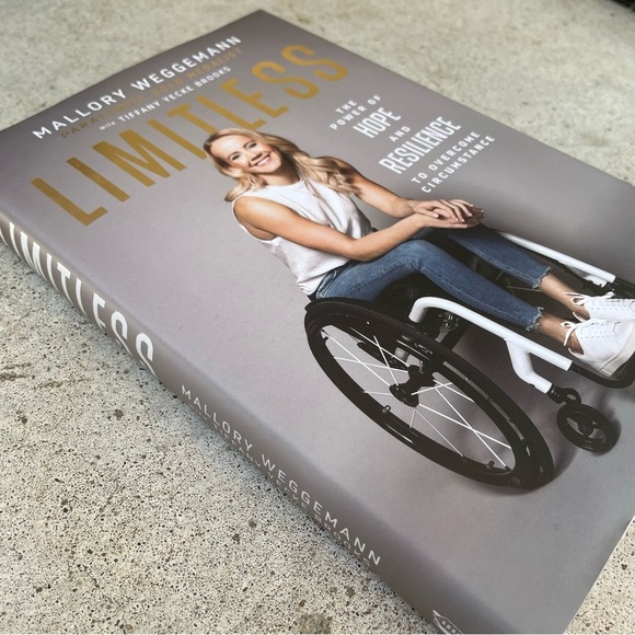 Mallory Weggemann Limitless Hardcover Book Power of Hope/Resilience to Overcome - Picture 5 of 5